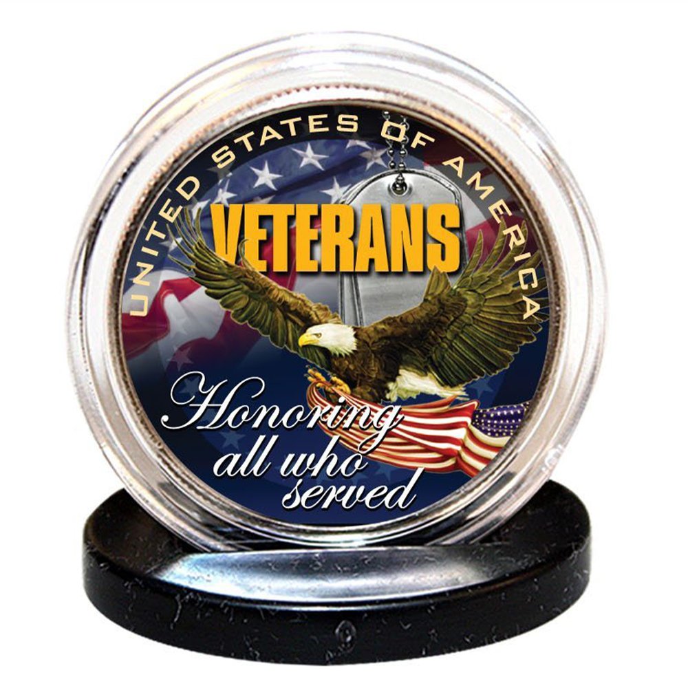 "Veteran's Day" - Authentic JFK Half Dollar